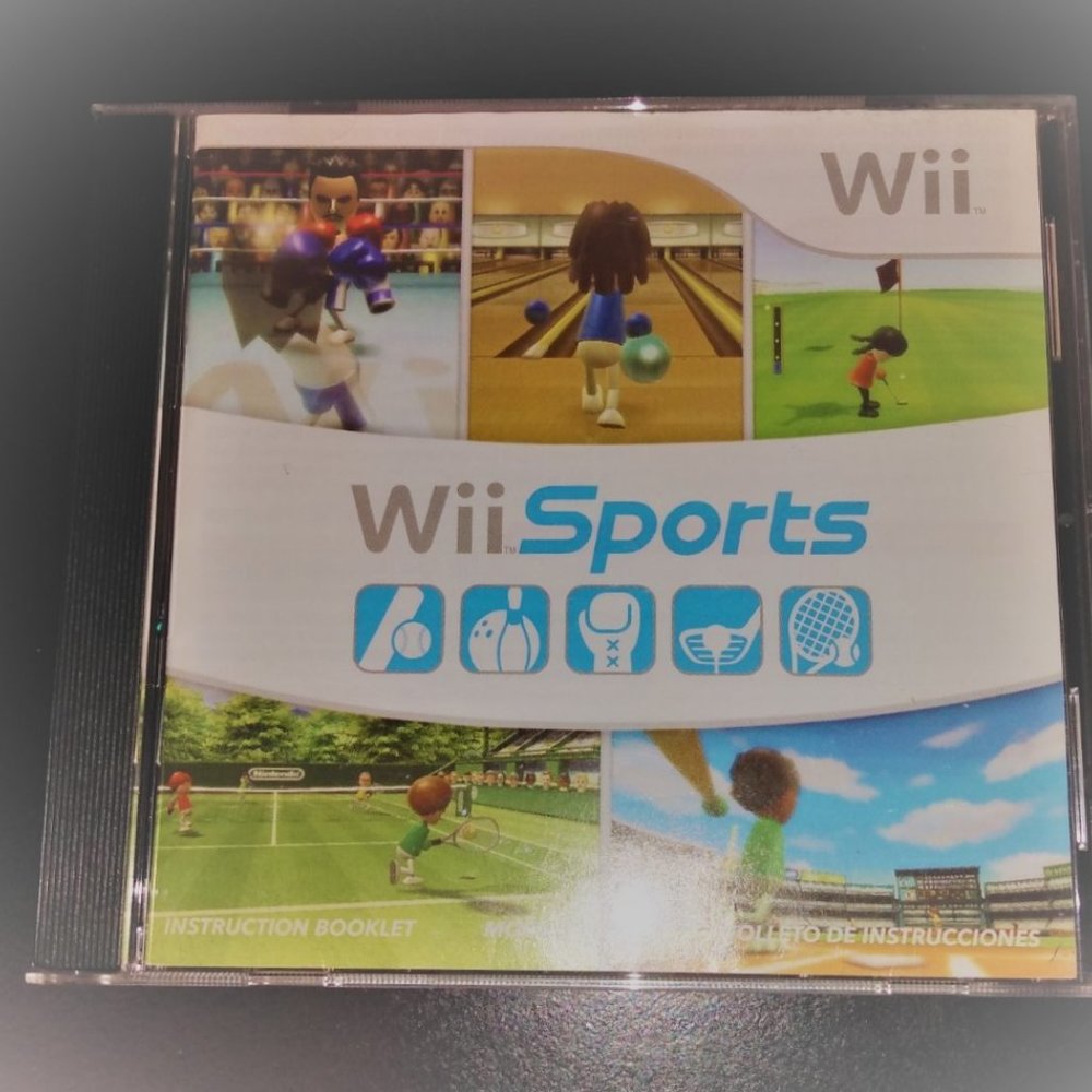 Wii Sports (Nintendo Wii, 2006) video game +manual